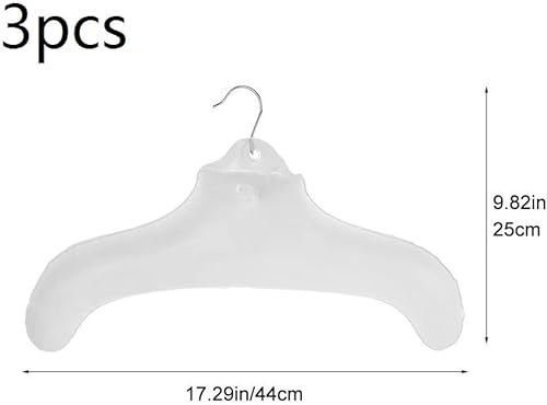 Baokuan 3 Pièces Cintres De Cintre Gonflable Léger en PVC Support De Séchage Rond Épaule Cintres pour Voiture Camping Intérieur Extérieur - Nail Gallerys