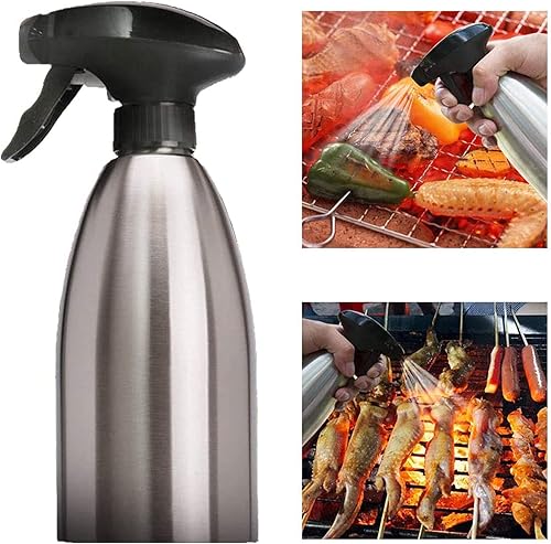 500 ML Portable Vaporisateur d'Huile Olive Vinaigre Spray Huile et Vinaigre Huile Vinaigre Vaporisateur Vaporisateur Huile pour Cuisine Barbecue Salade Cuisson au Pain Cuisson Quotidienne - Nail Gallerys