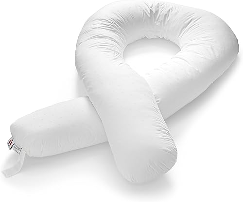 FOSSFLAKES Nordic Sleep Comfort-U Oreiller – Ideal comme Oreiller pour Les Femmes Enceintes, Oreiller de Grossesse – Coussin Dallaitement – ​​Soulage Les Douleurs Musculaires et Articulaires - Nail Gallerys