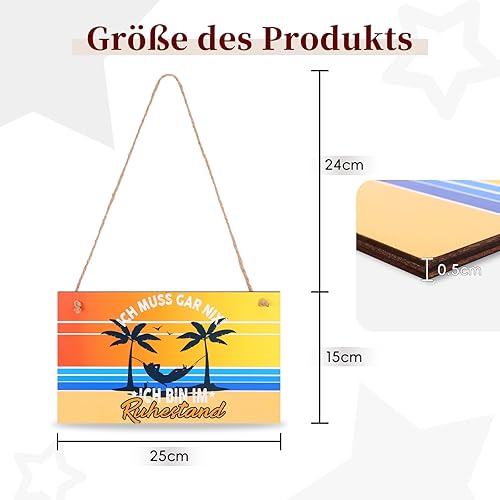 Kaempe Cadeau de retraite pour homme et femme, plaque en bois pour mur, cadeau pour départ à la retraite, cadeau pour femme et homme, décoration de retraite, cadeau pour retraite - Nail Gallerys