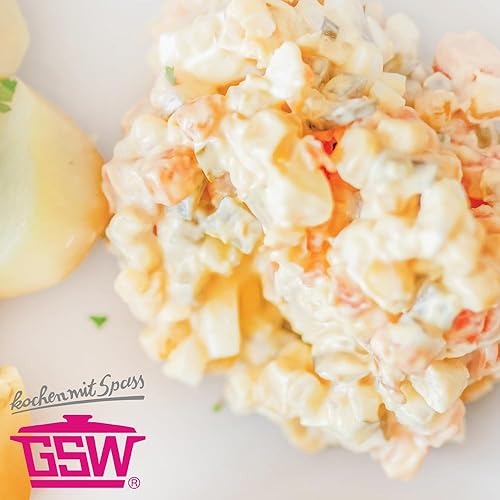 GSW 552394 Bol Thermos avec Couvercle, Acier Inoxydable résistant à la Rouille - ⌀22 cm - Nail Gallerys