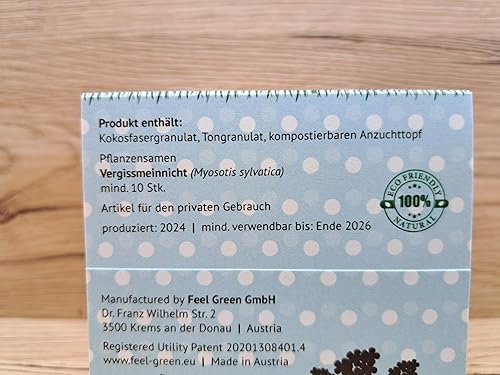 FeelGreen Celebrations Ecocube Lot de 3 Cubes en Bois avec Gravure Laser « Ich Denk an Dich, Egal Wo du Bist » Idée Cadeau Durable - Nail Gallerys