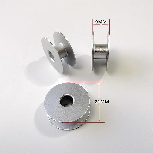 Lot de 50 bobines industrielles en aluminium à aiguille unique Juki 555 5550 8300 Brother Consew - Nail Gallerys