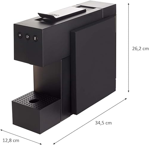 K-FEE Square Machine à capsules pour café, thé et cacao | Machine à café compacte | Chauffage rapide | Réservoir d'eau de 0,8 l | 19 bars | Noir piano - Nail Gallerys