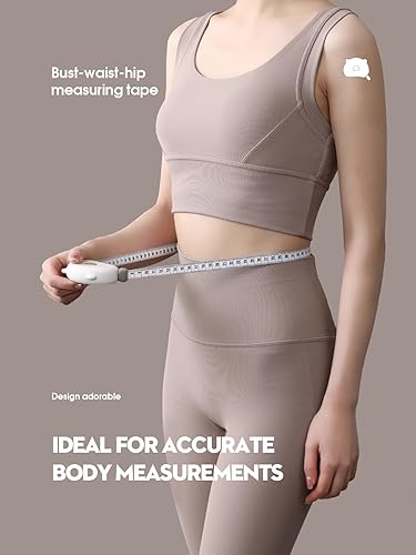 GrueGard Mettre Ruban Corps Rétractable 150 cm, Double Face pour Couture et Tailleur, Fermeture Magnétique - Ruban Métrique Flexible pour Maison & Professionnels Measure Tape - Nail Gallerys
