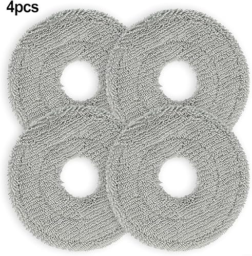Eawfgtuw Lot de 4/10 serpillères en microfibre pour aspirateur Mova E30 pour robot Ultra - Lavables et réutilisables - Pour carrelage, marbre, stratifié, linoléum - Nail Gallerys
