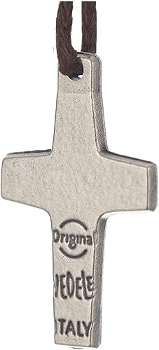 Holyart Croix Pape François métal 2x1,4 cm avec Corde - Nail Gallerys