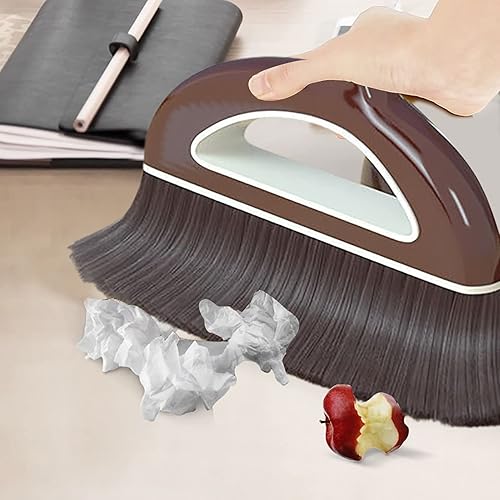 Ensemble balai et pelle à balayette, kit de pelle à balayette avec poignée longue, pour la cuisine, la maison, le bureau, le nettoyage du sol - Nail Gallerys