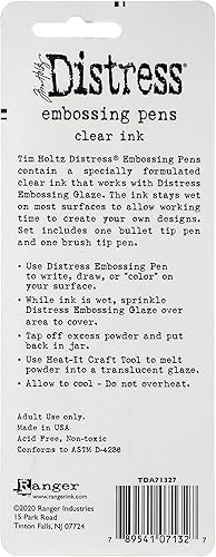 Ranger Lot de 2 stylos de gaufrage, Plastique, Claire, 1 count (Pack of 1) - Nail Gallerys