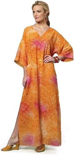 Butterick Patterns B5652 Patron de Haut, Robe, Caftan, Combinaison et Pantalon pour Femme, Blanc, L-XL-XXL - Nail Gallerys