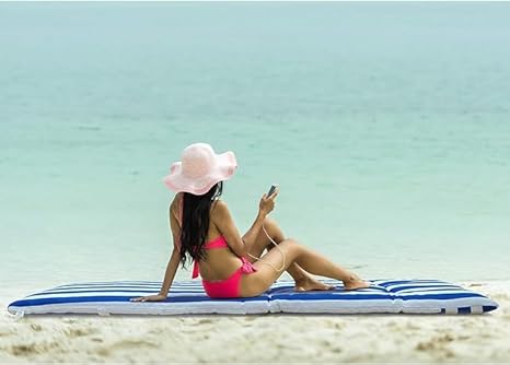 VIGIVISION Coussin de chaise longue classique rembourré Dimensions 180 x 55 x 8 cm Gris. - Nail Gallerys