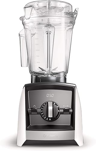 Vitamix VTX A2500 WH Ascent Series A2500i Blender, 100% plastique tritan (sans BPA), 2 l, blanc - Nail Gallerys