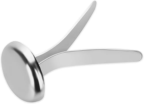 Ieron Lot de 200 Mini Attaches parisiennes Rondes en métal pour Scrapbooking, épingles Fendues pour travaux manuels, estampage, Scrapbooking, 4,5 x 8 mm, argenté - Nail Gallerys