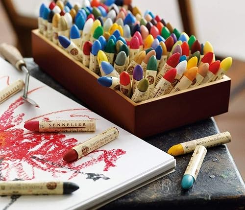 Sennelier Pastels à Huile 12 Couleurs. Set Paysage et estompe - Nail Gallerys