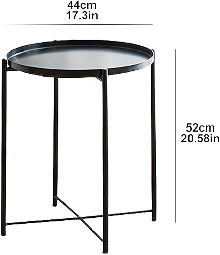 MKYOKO Table Basse Ronde, Bout De Canape, Petite Table Basse, Table D'appoint Bout De Canapé, Gueridon pour Salon, Chambre à Coucher, Balcon Et Bureau (Color : Yellow) - Nail Gallerys