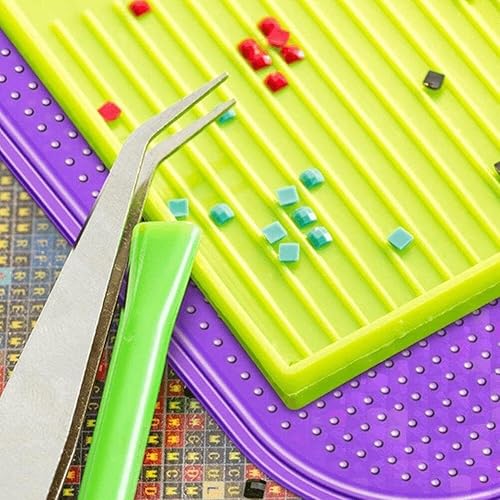 Hrippy Outils Antidérapants pour Peinture Diamant, Tapis Collant Antidérapant, Support pour Tampon pour Accessoires De Broderie Diamant 5d - Nail Gallerys