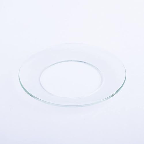 innaGLAS INNA-Glas Bobèche en Verre TURIBIO pour Bougies jusqu'à Ø4 cm, Transparent, Ø6,8 cm - Attrape Goutte pour Bougies - Nail Gallerys