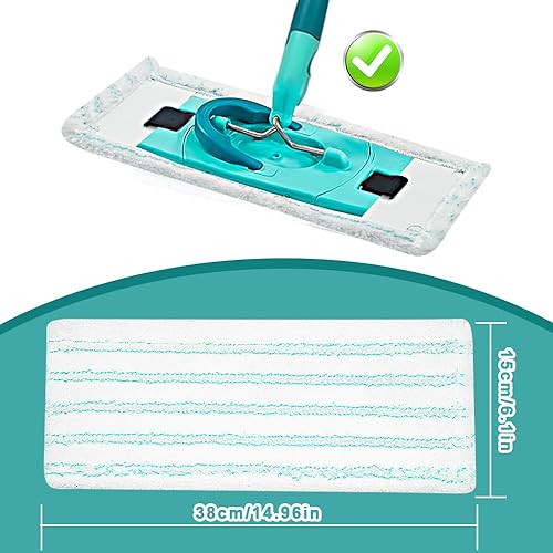 Leifheit Clean Twist M Ergo Micro Duo/Power CLEAN M Lot de 3 housses de rechange en microfibre très absorbantes pour tous les sols durs - Nail Gallerys