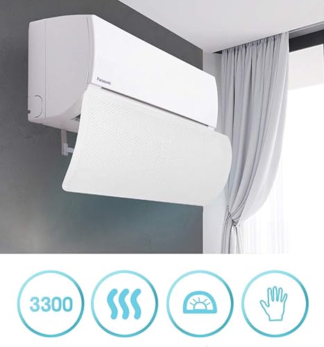 Déflecteur mural anti-soufflage direct, angle réglable (déviation des pores fins, blanc) - Nail Gallerys