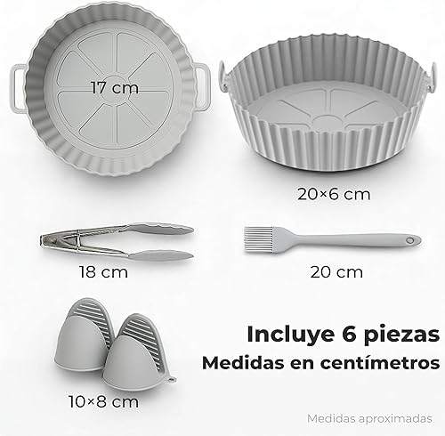 HopeBonds Moule silicone friteuse à air - Accessoires friteuse à air, accessoires airfryer, moules pour friteuse à air, récipient Air Fryer, silicone Air Fryer - Nail Gallerys