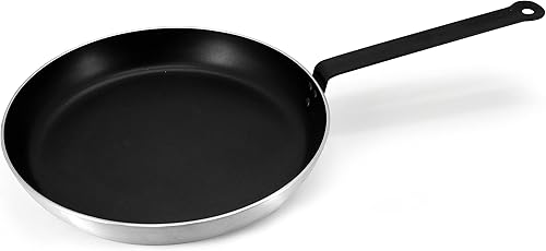 METRO Professional Poêle à frire en aluminium Ø 36 cm Revêtement anti-adhésif adapté au four jusqu'à max. 240 °C, pour four à gaz électrique et vitrocéramique, utilisation professionnelle - Nail Gallerys