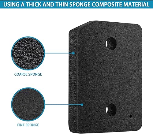 Fiteber Set de 4 Filtres pour Sèche-linge Miele 9164761, Filtre à Peluches, Filtre Mousse éponge Pièces Détachées, Filtre à Mousse (207 x 157 x 30 mm) - Nail Gallerys