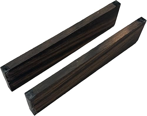 Ebene De Macassar, Paire De Plaquettes,125x30x6mm, Bois Précieux Ideal Coutellerie, Manches De Couteaux En Bois, Lutherie, Instruments De Musique, Sculpture, Bijouterie (1) - Nail Gallerys