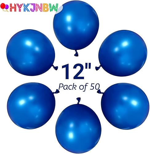 Lot de 50 ballons en latex épais pour anniversaire, mariage, fête prénatale, décoration de fête - Blanc nacré - 30,5 cm - Nail Gallerys