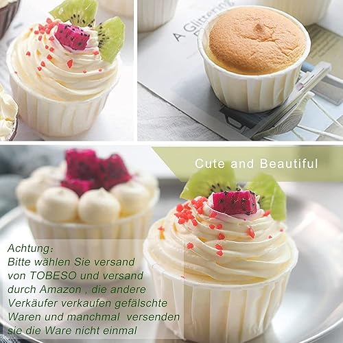 Frepea Lot de 50 moules à cupcakes en papier antiadhésif jetables pour Halloween, anniversaires, mariages, fêtes (vert) - Nail Gallerys
