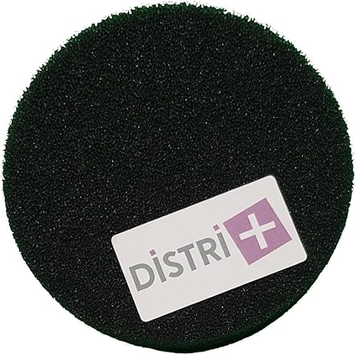 Distri+ - Filtre Mousse Rond D.130mm pour aspirateur Rowenta Artec 2, RO4111 à RO 4232, RS-RT2241. - Lot de 1 Filtre - Nail Gallerys