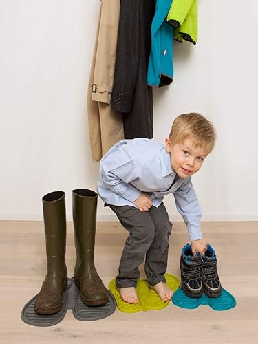 Sanni Shoo, Shoo.Pad: Tapis à Chaussure Flexible, Lavable en Machine, Porte-Chaussures, Plateau à Chaussures, Tapis Anti-saleté Taille S (pour Les Chaussures jusqu'à la Taille 31), Turquoise - Nail Gallerys