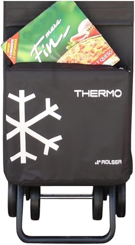 Rolser TER038G Dos+2/Thermo Poussette à Marché Polyester Gris/Multicolore 36 x 28 x 102 cm 54 L - Nail Gallerys