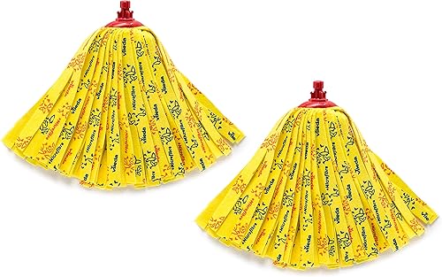 Vileda Recharges Têtes de balai à franges SuperMocio - Soft Jaune Pack 2 recharges - Nail Gallerys