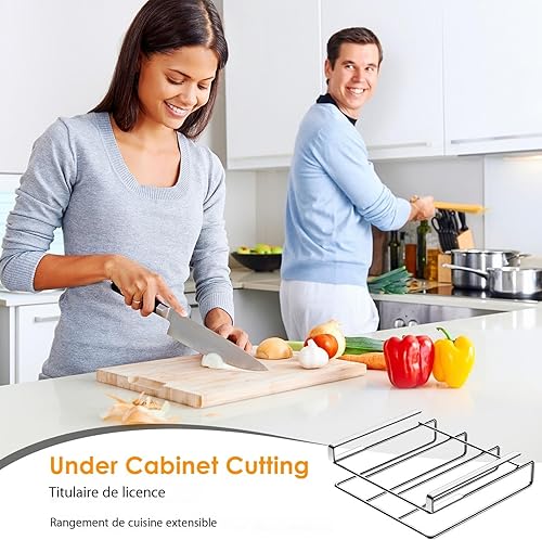 Support pour planche à découper sous armoire, support pour planche à découper sous armoire,Support de planche à découper sous étagère - Support de planche à découper multifonctionnel avec crochet pour - Nail Gallerys