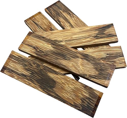 Bois De Serpent, Lot De 3 Paires De Plaquettes,125x30x6mm, Bois Précieux Ideal Tournage Sur Bois De Stylos, Lutherie, Instruments De Musique, Coutellerie, Manches De Couteaux, Sculpture, Bijouterie - Nail Gallerys