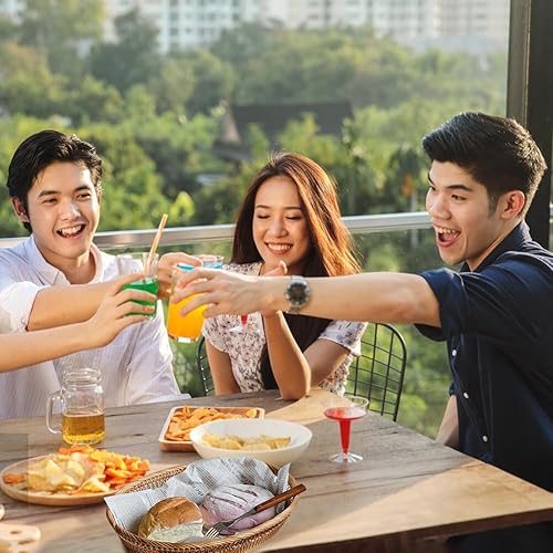 Corbeille à Pain Ovale, Corbeille a Fruit Osier, Panier de Table en Rotin, Grand Paniers de Rangement Décoratifs, Panier de Service en Rotin, Support de Rangement pour Cookies, Pain, Fruits - Nail Gallerys