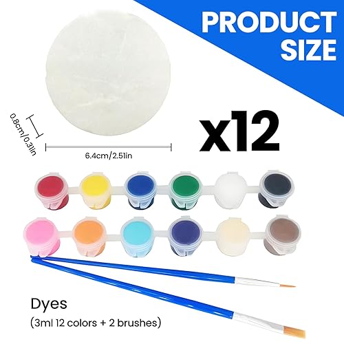 ysister 15 PièCes Pierres Plates Pour Peindre Pierres Pour Peindre Avec Pinceau Et Peinture Acrylique Pierres Plates Peinture Cailloux Peinture Bricolage Artisanat Pour Peinture Mandala - Nail Gallerys