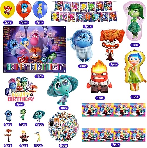 Decoration Anniversaire Inside, 50 Pcs Inside Autocollant, Balloon Anniversaire Inside, Deco Gateau Inside, Kit Anniversaire Inside, Deco Anniversaire Inside, Toile De Fond Inside Anniversaire - Nail Gallerys