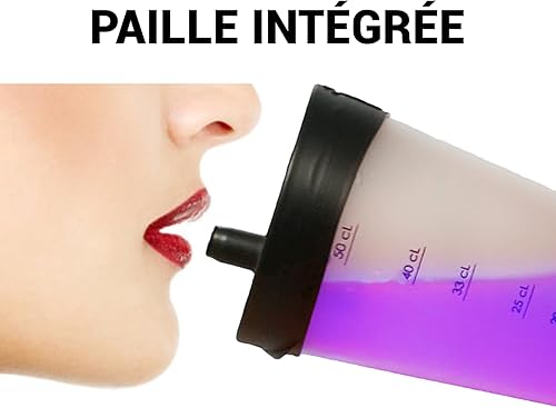 Cupote Lot de 10 Protections anti-drogue réutilisable en silicone extensible | Capote de verre | Paille integrée | Capuchon anti-drogue anti-renversement - Nail Gallerys