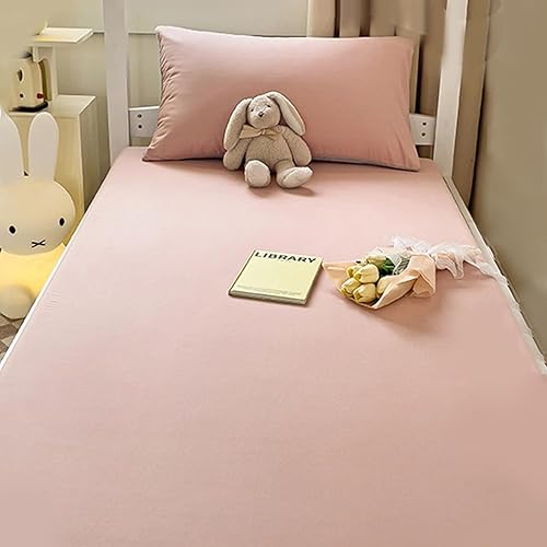 Couvre-Matelas De Sol Japonais avec Fermeture Éclair,Housse 100% Coton pour Matelas Futon Traditionnel Shikibuton,Housse De Protection pour Tatami,Réversible Lavable,Pink1,Twin/90x200cm - Nail Gallerys
