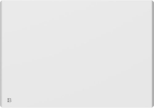 BESTHERM - Radiateur électrique fixe à inertie sèche fonte+film 1000W Bestherm EOLE horizontal blanc - Nail Gallerys