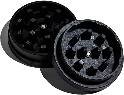 KAiLAR Moulin à chanvre en deux parties avec aimant (noir) - Nail Gallerys