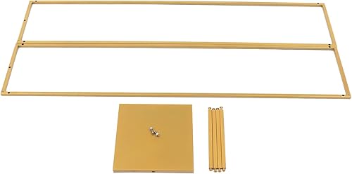 100 cm - Décoration de table - En métal doré - Décoration de mariage - Pour tables et fêtes - 20 x 20 x 100 cm - Nail Gallerys