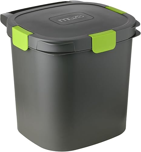 Moutta | Lot de 2 Bokashi Confort 14 litres, composteur Organique Haut de Gamme avec compacteur et activateur de Fermentation 1kg | Kit Complet - Nail Gallerys