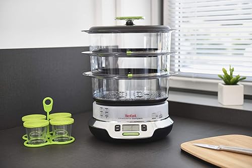 Tefal VS4003 Cuiseur vapeur Vitacuisine Compact 1800 W avec livre de recettes (en langue italienne) - Nail Gallerys