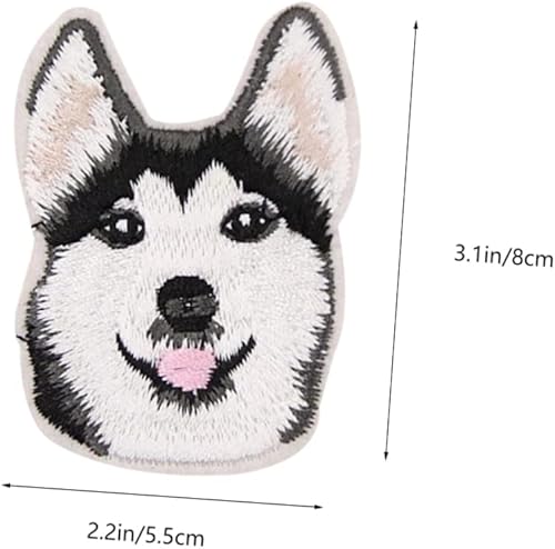 Beatifufu 3Pièces Patch Brodé Husky Pour Vêtements Appliques Thermocollantes Pour Réparation Et Décoration De Jeans Et Autres Textiles - Nail Gallerys