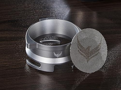 KNODOS Entonnoir doseur et grille à expresso - Entonnoir porte-filtre (argent, 54 mm de type B) - Nail Gallerys