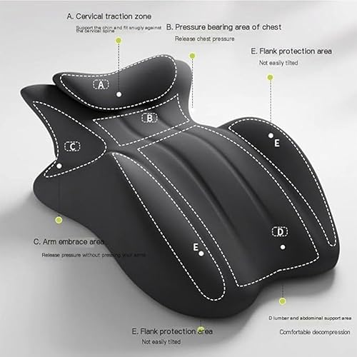Générique Butt Cushion for Couples, Multifunctional Couple Back Invisible Wedge Pillow,Back Support Pillow with Shredded Memory Foam, Perfect Back Support, Ideal for Sitting, Lying & Activities (A) - Nail Gallerys