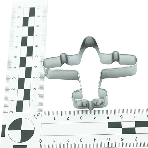 BekkiB - Lot de 3 emporte-pièces « voiture, avion et hélicoptère » – Emporte-pièces en acier inoxydable compatibles lave-vaisselle – Pour la cuisson des biscuits – 7771 - Nail Gallerys