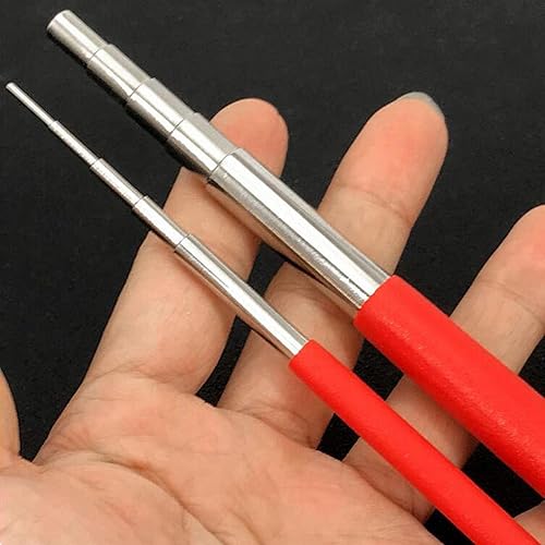 rockible Lot de 2 Tiges D'enroulement de Fil de Fer, Outil D'enroulement de Fil, 5 Tailles de Boucles pour La Fabrication de Bijoux à Faire Soi-même - Nail Gallerys